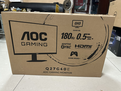 AOC显示器 Q27G40E 2K 180HZ 全新未拆封，原厂正品，官方保修
