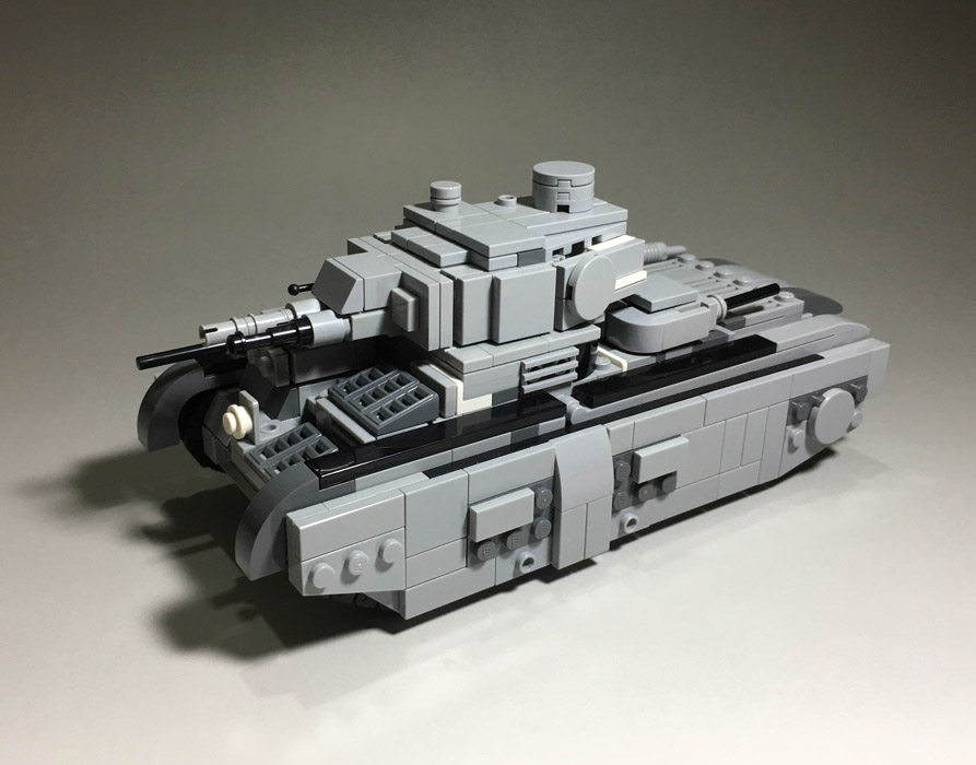 lego乐高第三方设计moc德国多炮塔坦克