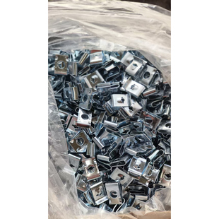 自攻夹片螺母4.2卡片摩托车电动车塑件塑料卡扣铁片卡子自攻专用