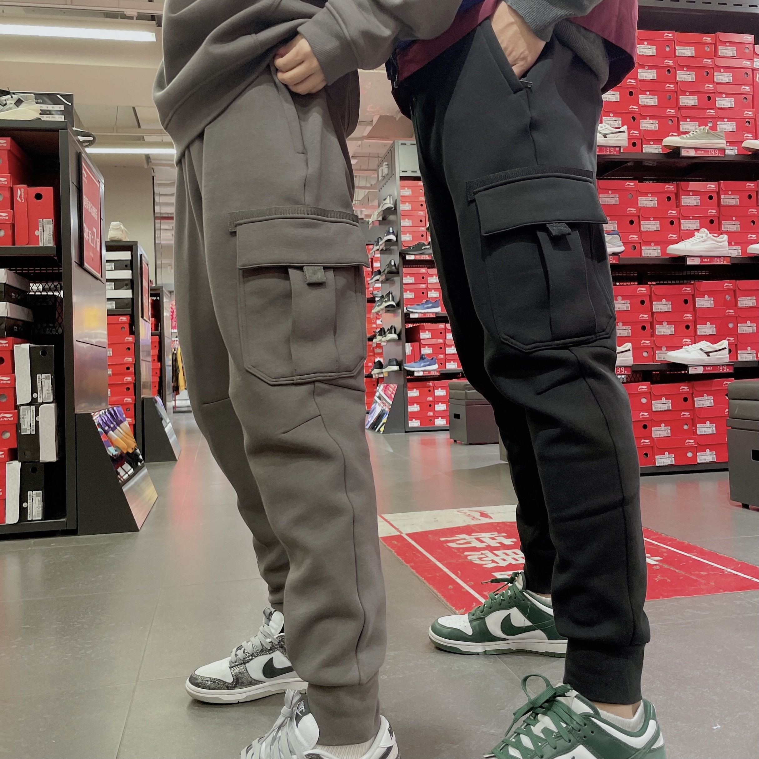 李宁反伍男子百搭卫裤运动长裤