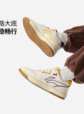 李宁休闲鞋男子冬季新款板鞋BADFIVE新秀篮球运动文化鞋ABCU025