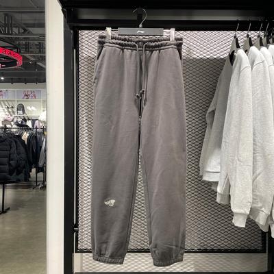 李宁春季款宽松舒适运动长裤