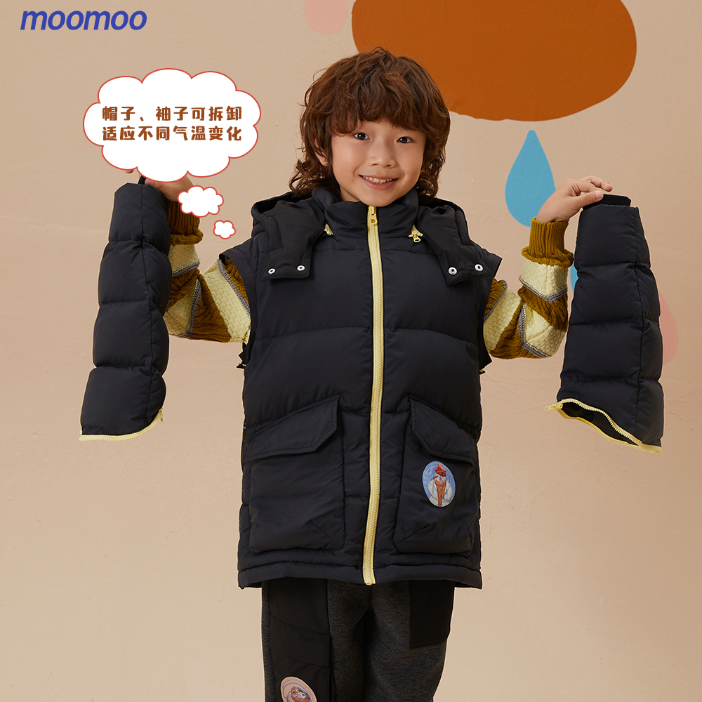 羽绒服加厚童装Moomoo男