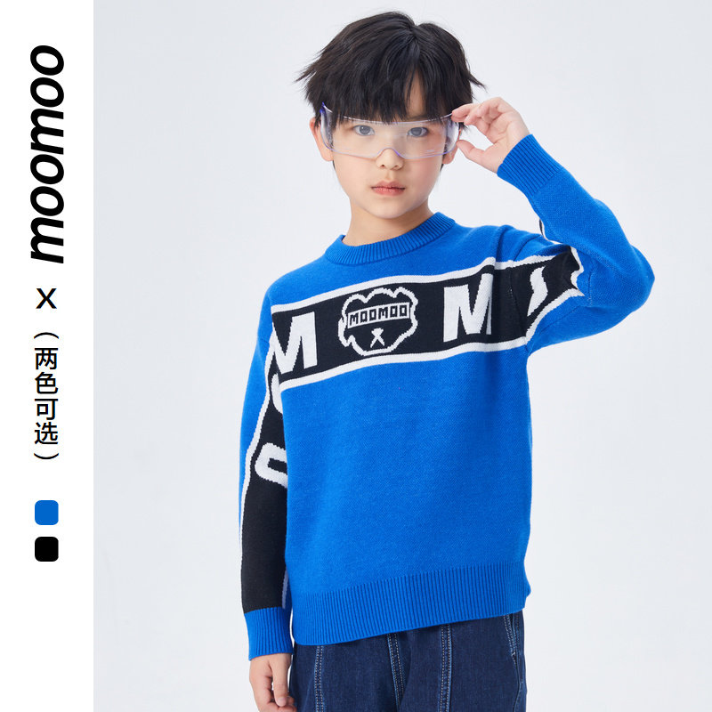 Moomoo童装个性针织衫图片