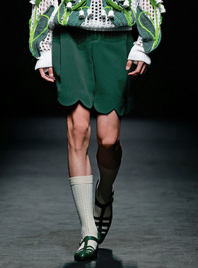 春绻 复古花朵造型小众夏季宽松潮流短裤 山谷少年原创设计师男装