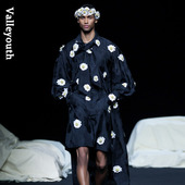 手工立体小雏菊半透提花防晒风衣 野菊 法式 山谷少年原创设计