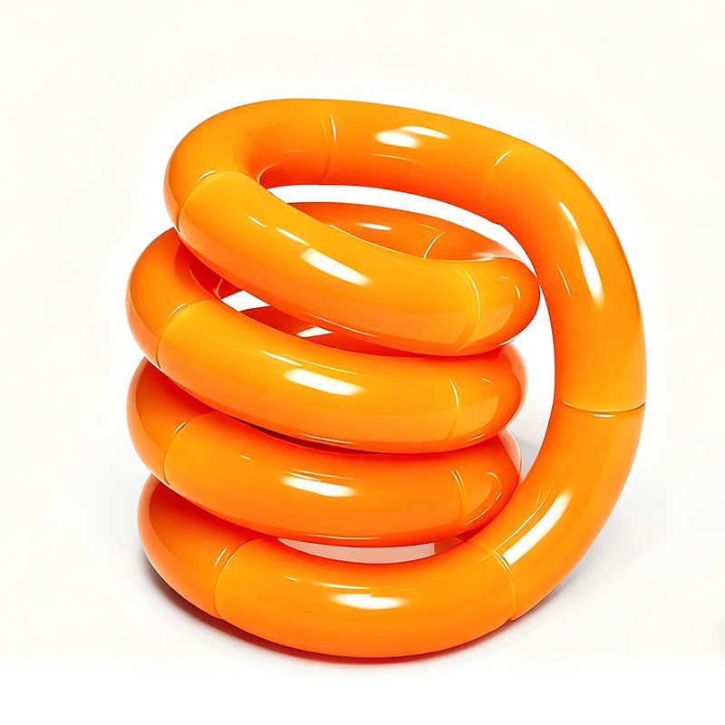 解压玩具Unilopo缠结 温感变色 ADHD解压玩具专注力训练扭扭乐绳6