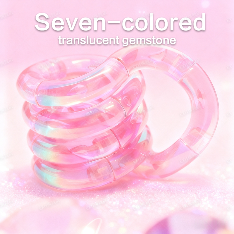 MaKaloo-tanglo七彩电镀宝石扭扭