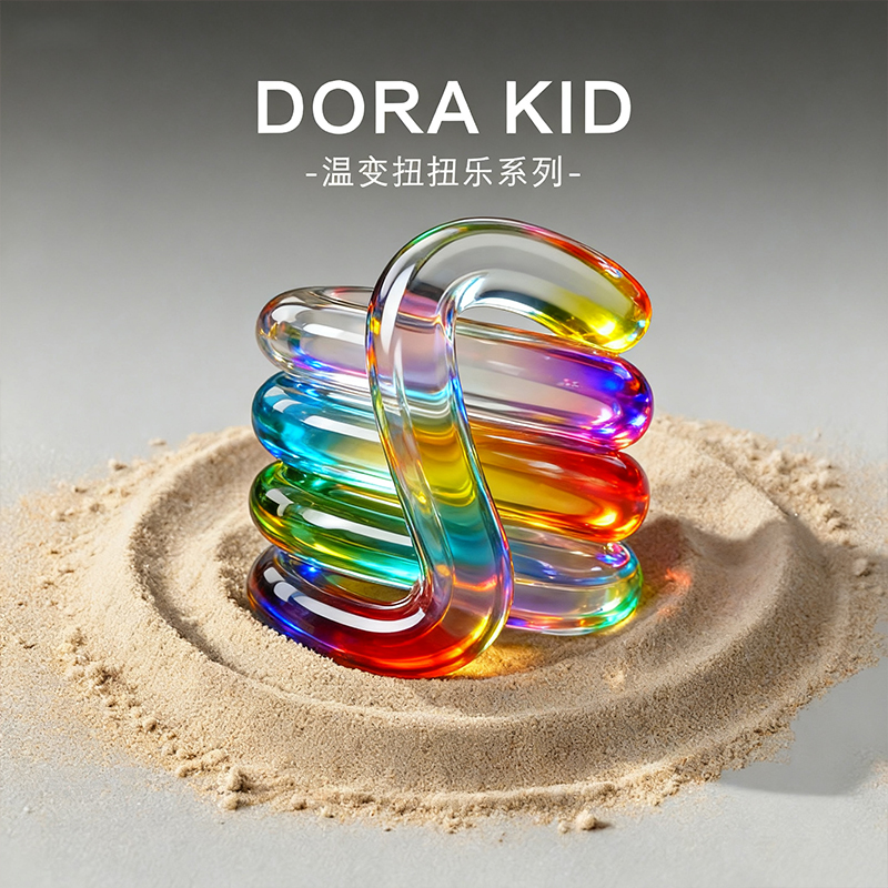 正版扭扭乐温变多动症玩具
