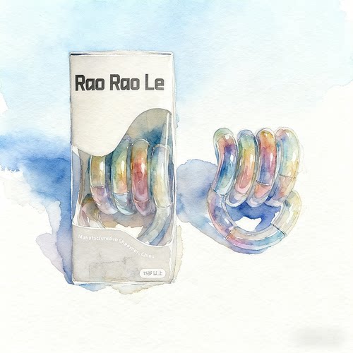 Tan官方正版gle水晶扭扭乐盲盒网红解压ADHD专注力训练神器小玩具