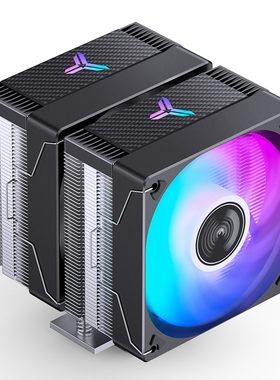 乔思伯CR-3000E CPU风冷散热器双塔双风扇镀镍6铜管PWM温控多平台