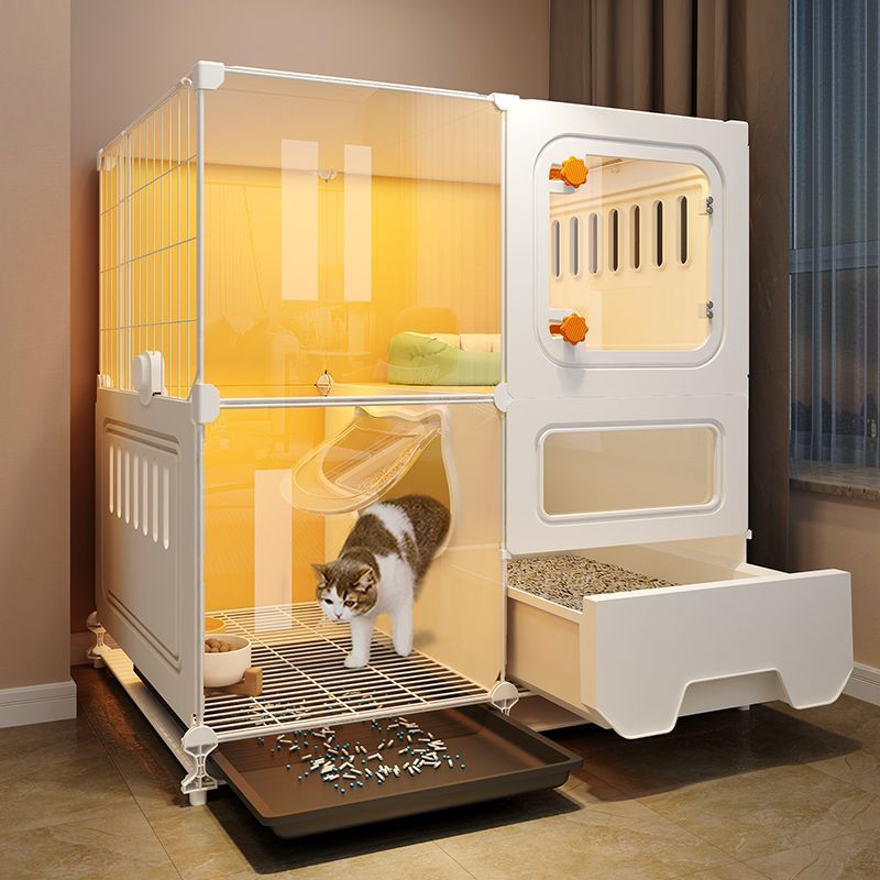 猫别墅带厕所猫屋猫窝家
