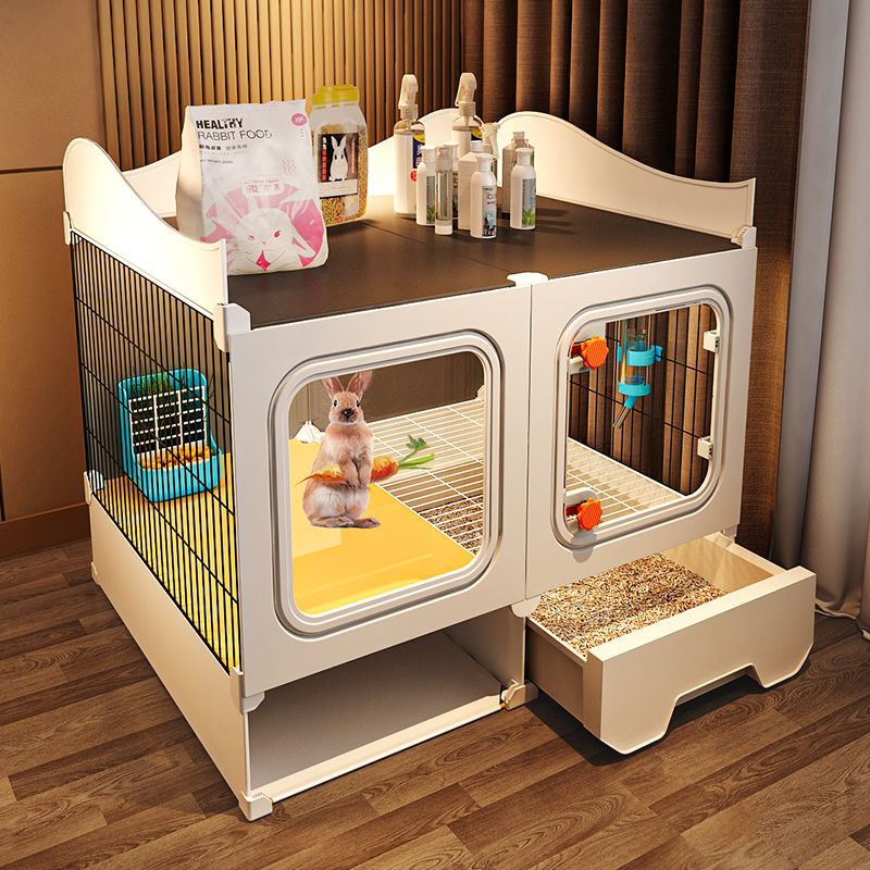 全景兔笼子家用大号养宠