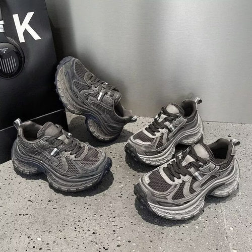 欧货轮胎厚底老爹鞋女春秋新款舒