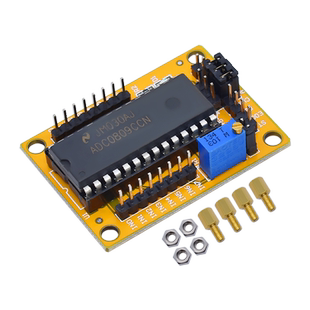 ADC0809模块 八位/8l路并行AD转换模块 电路 模数转换 送程序