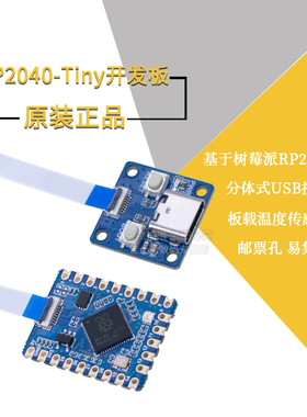 RP2040-Tiny开发板 RP2040 ZERO 树莓派PICO 分体式USB接口