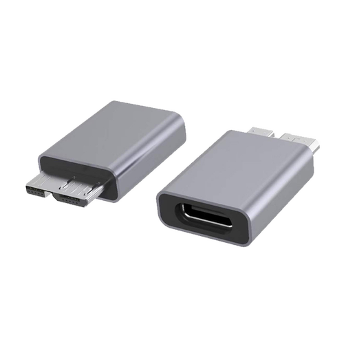 Typec母转MicroUSB3.0转接头移动硬盘线接手机单反相机联机拍摄HUB扩展器连接电脑USBC数据线5Gbps高速转换器