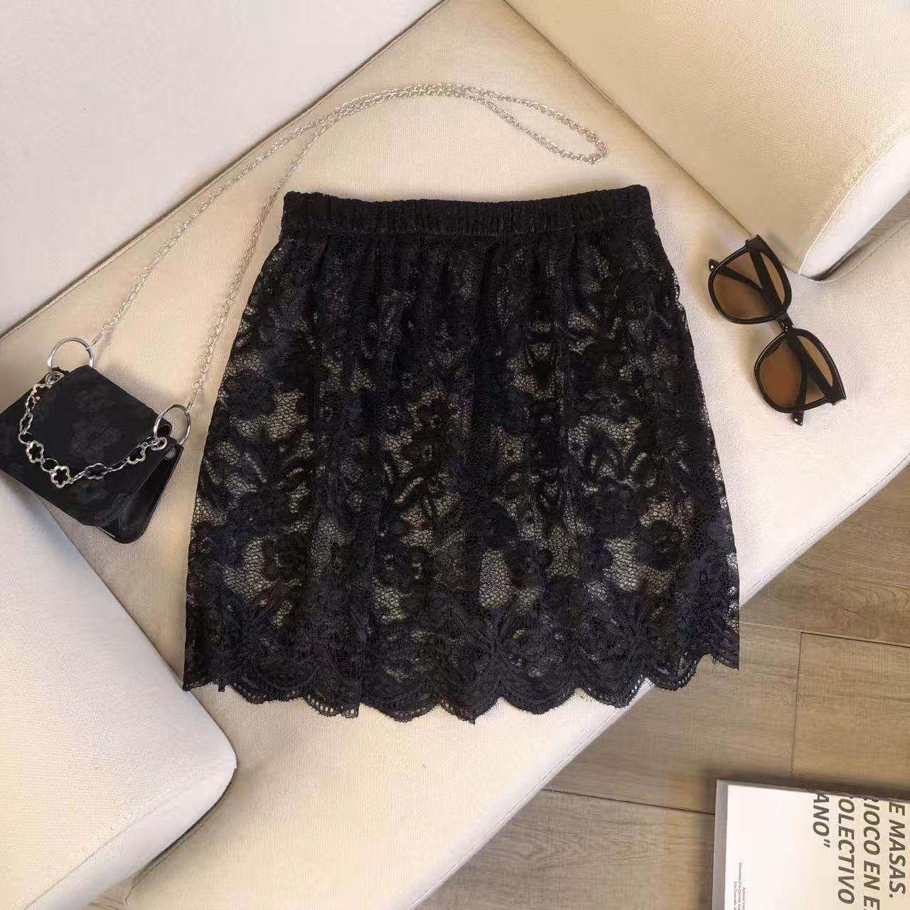 蕾丝小屁帘女下摆秋冬季卫衣毛衣遮屁股打底神器叠穿内搭花边裙罩,女装/女士精品,半身裙,淘宝优惠券,粉丝福利购,淘宝优惠卷