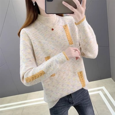 秋冬爆款半高领内搭打底衫