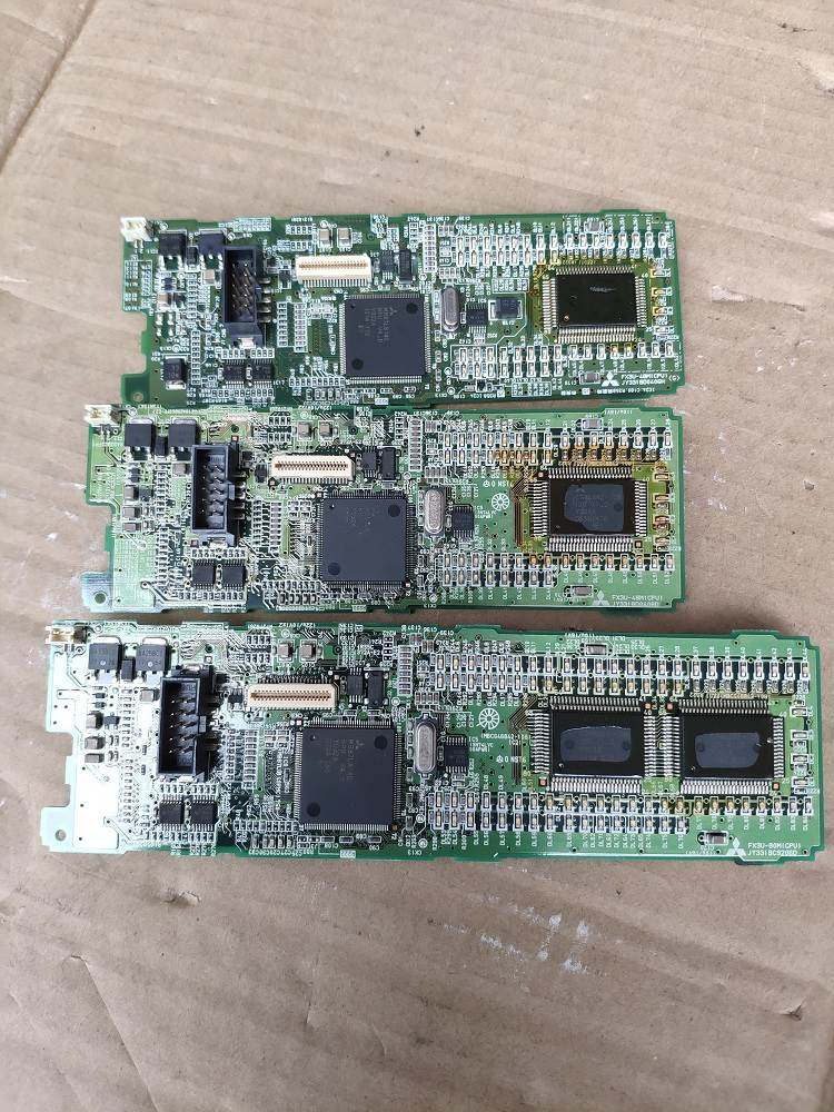 三菱fx3u-48mr fx3u-48mt/es-a拆机plc原装主板fx3u-48m(cpu)