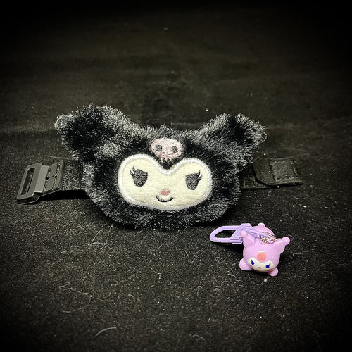 【桐妹妹】手工diy吉他贝斯束音带 三丽欧之库洛米款 吊坠可拆卸