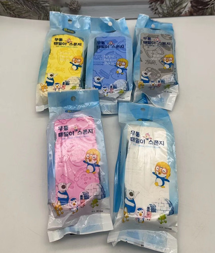 韩国啵乐乐儿童搓澡神器搓灰搓泥宝露露洗澡海绵大人婴儿宝宝澡巾