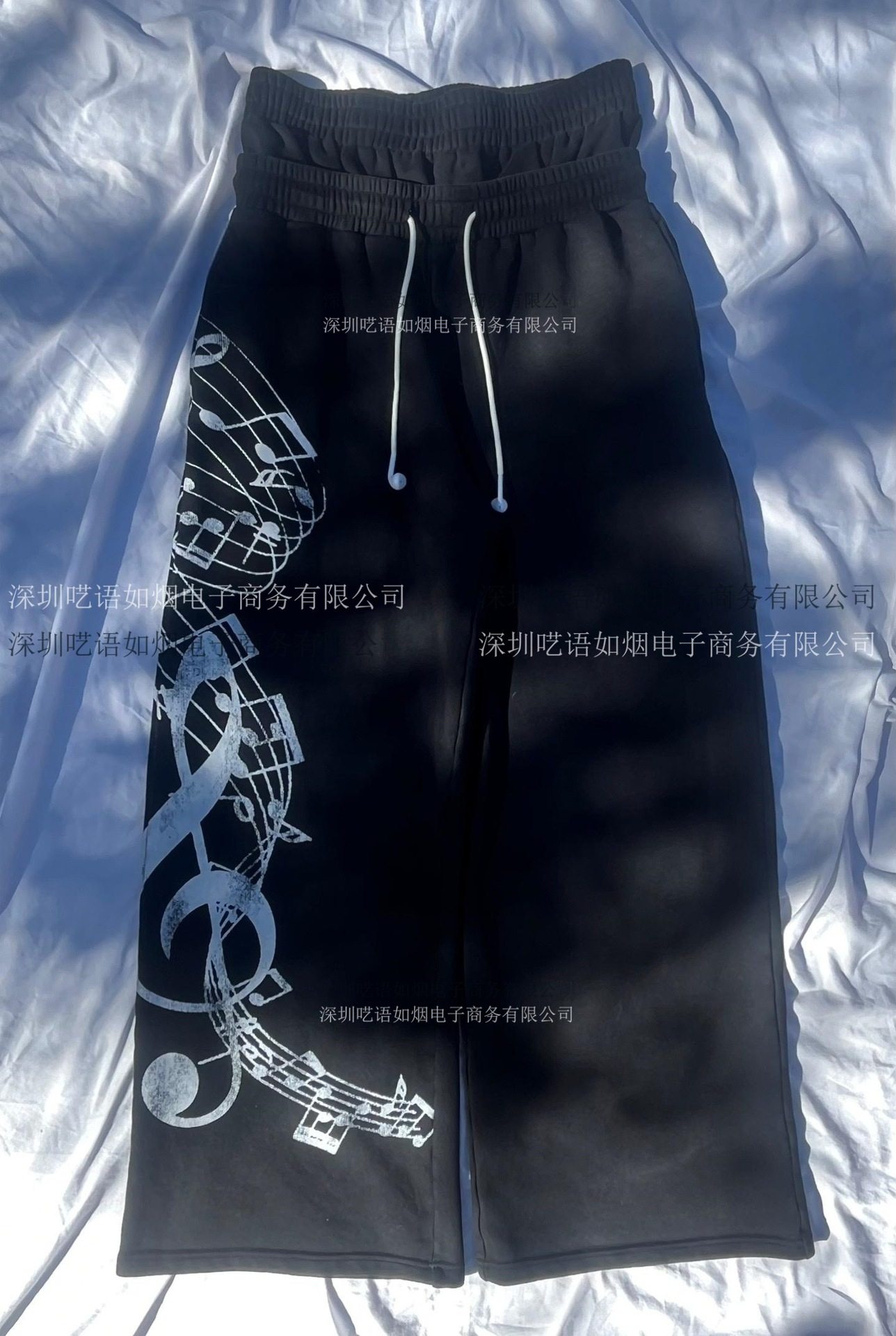 thumbnail for European and American cross-border graffiti printed sweatshirts and pants suits long-sleeved pullovers hoodies vintage jackets street wear