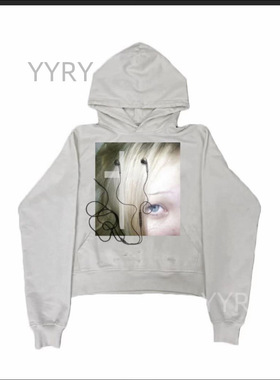 欧美ins跨境个性暗黑印花卫衣长袖套头连帽衫复古外套街头潮流y2k