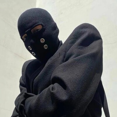 新款美式街头防寒保暖头套户外骑行双控套头帽透气爽口面罩