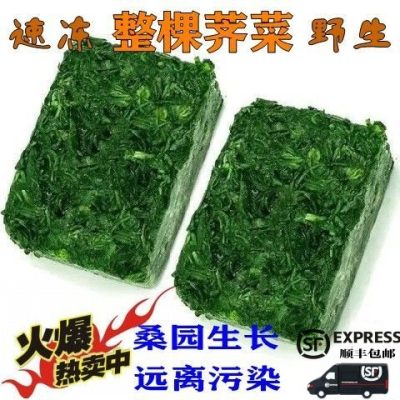 东台农家速冻荠菜馅野生