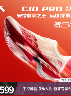 安踏×徐悲鸿奔马图联名天马行空系列C10PRO2代马拉松正品跑鞋男