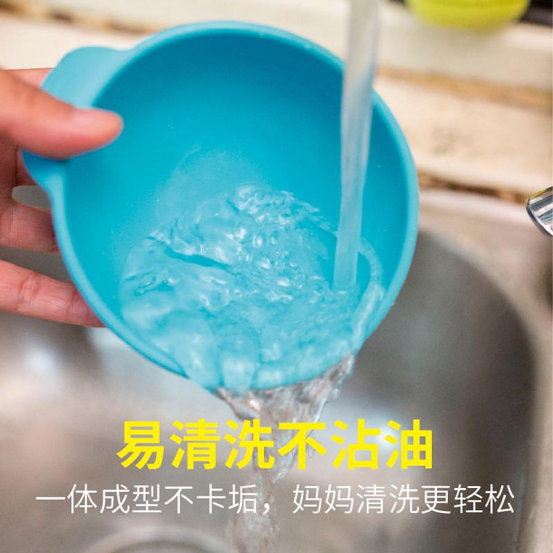 Nuby努比婴儿全硅胶吸盘碗宝宝吃饭小碗防摔防烫儿童辅食训练餐具