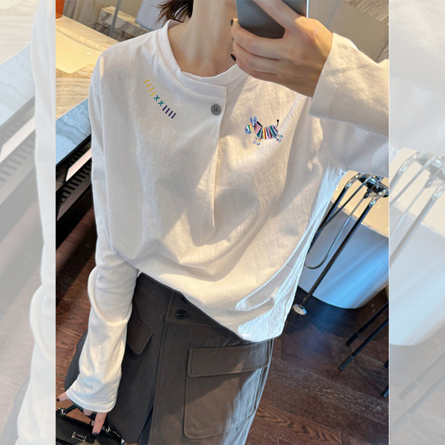【赠送运费险】彩虹小马长袖T恤