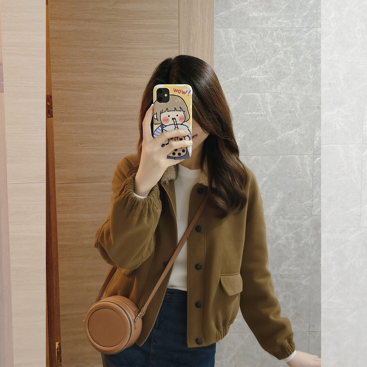 美拉德皮毛一体羊羔毛外套女冬季韩版短款加厚保暖小个子夹克上衣,女装/女士精品,短外套,淘宝优惠券,粉丝福利购,淘宝优惠卷