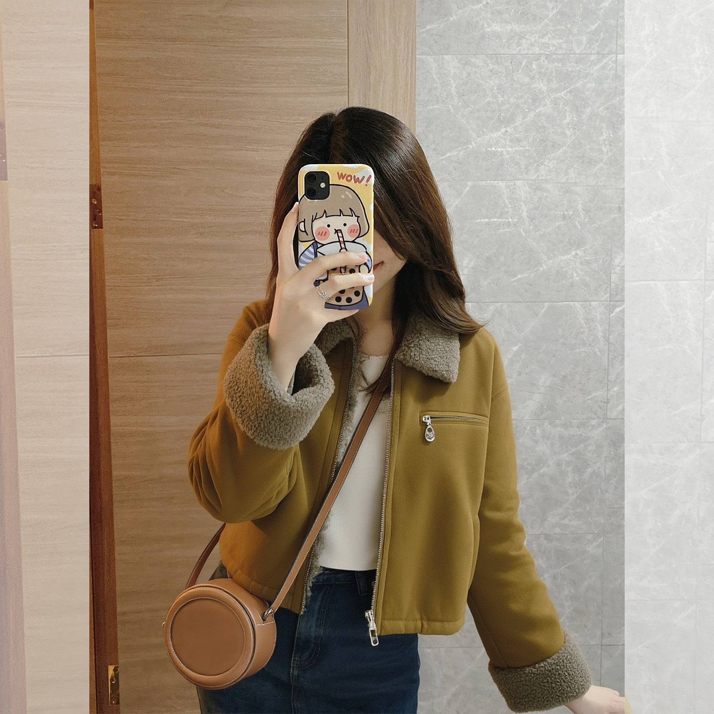 【赠送运费险】毛绒麂皮外套