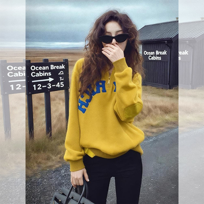 【赠送运费险】印花摇粒绒卫衣女