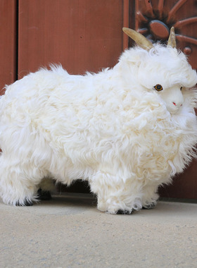 仿真绵羊仿真羊动物模型道具