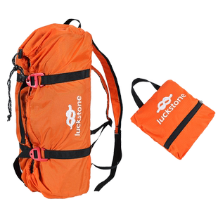 攀岩速降安全绳索双肩收纳包悬崖攀爬挂扣整理袋登山绳包攀冰工具