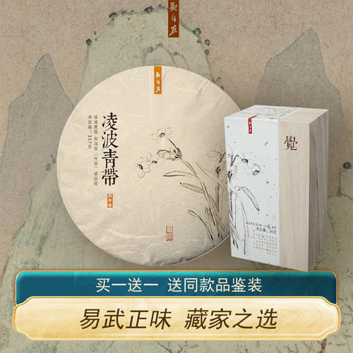 观自在2026年凌波青带饼茶普洱茶