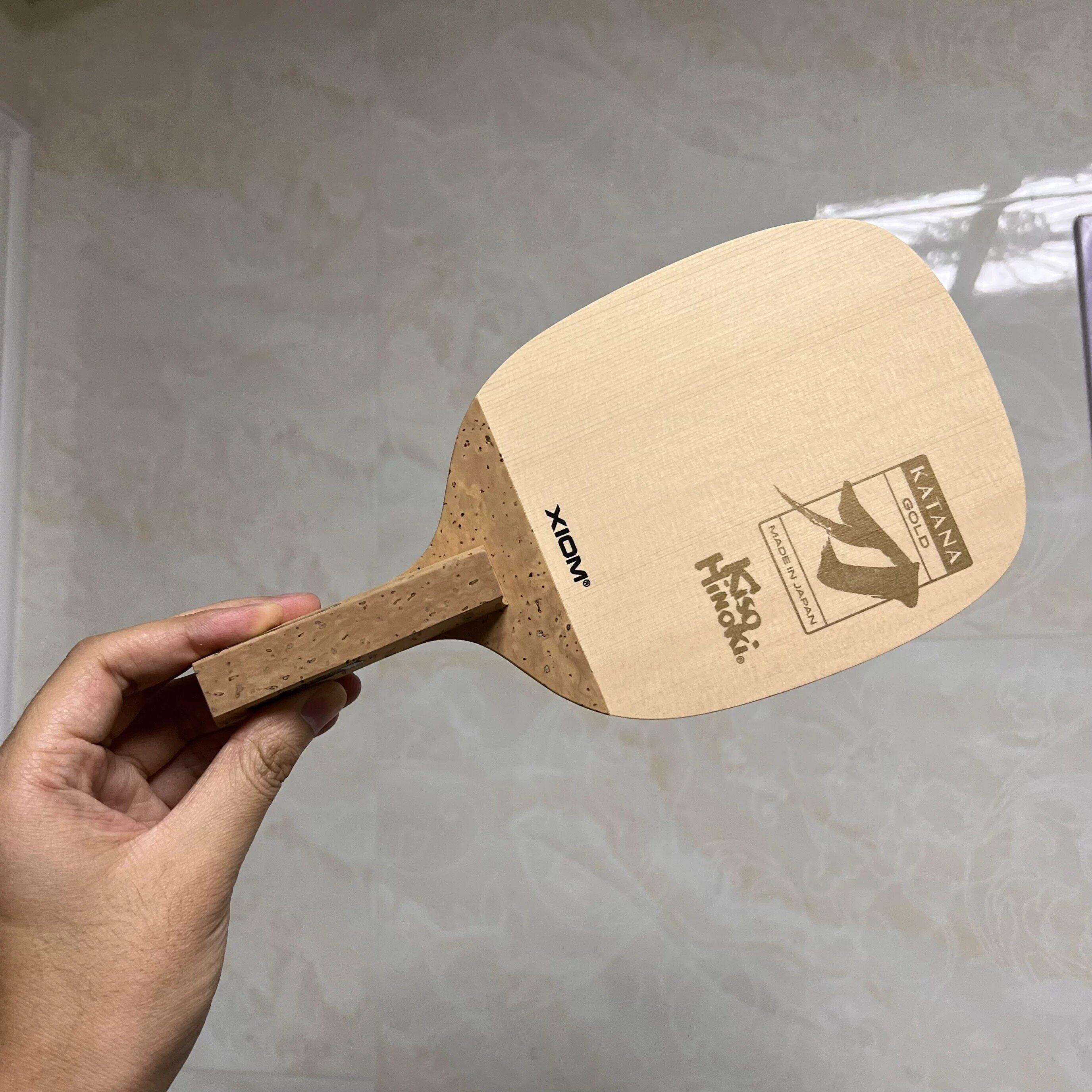 骄猛Xiom Katana Gold Jp.Pen日式直板柳黄金刀锋战士木曾桧底板