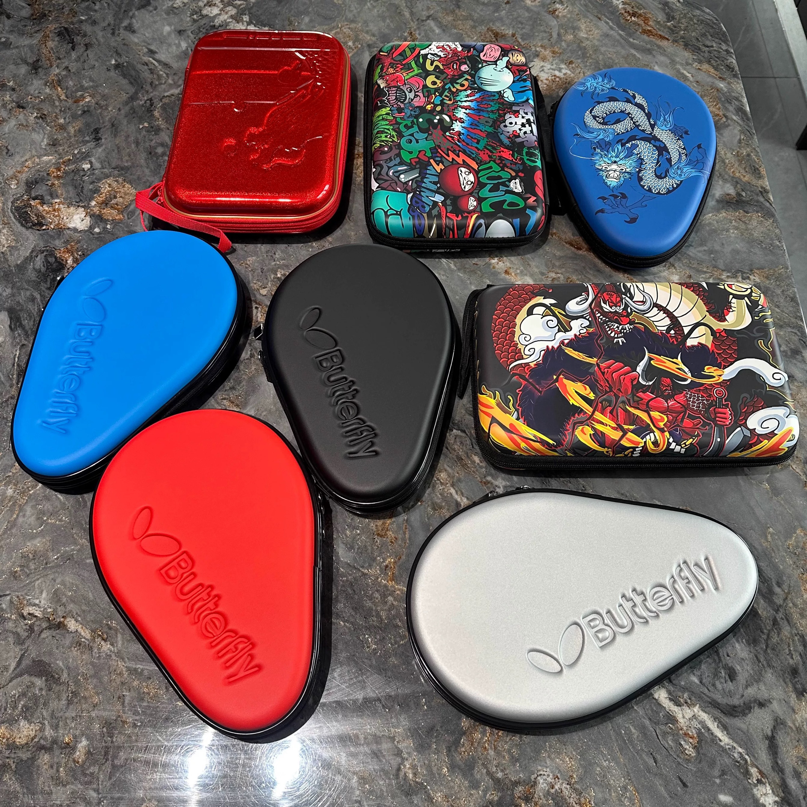 乒乓高级硬质方拍套葫芦