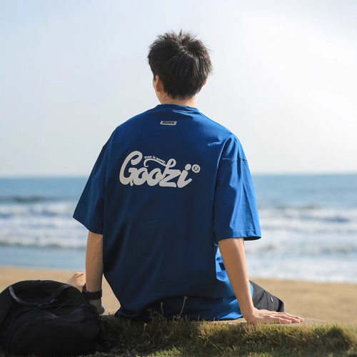 直供 220g重磅凉感印花短袖T恤男2025夏季美式速干索罗娜上衣