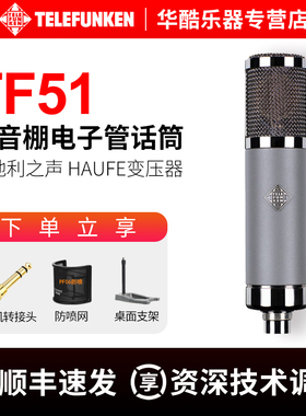 TELEFUNKEN/德律风根TF51 TF17麦克风专业录音棚配音电子管话筒