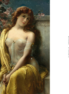 星光 Emile Vernon法国唯美人物油画 玄关书房卧室走廊装饰画芯心