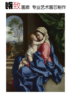 The Virgin and Child Embracing 意大利Sassoferrato人物装饰画