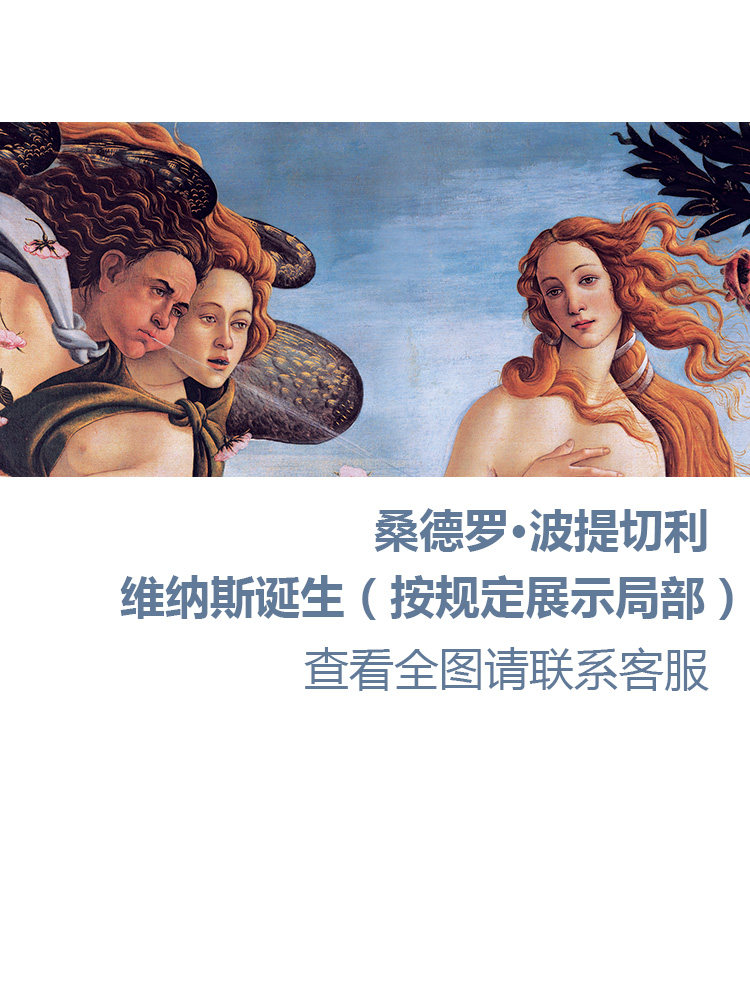 维纳斯诞生 sandro botticelli意大利文艺复兴人体油画 装饰画芯