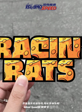 文字贴RACIN BAT'S个性创意汽车贴纸防水不留痕全车身贴画