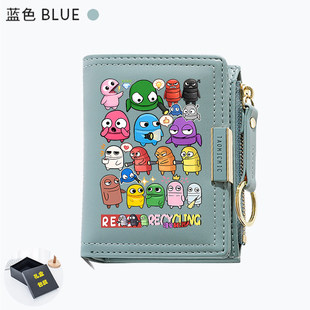 R.E.P.O游戏repo捡垃圾搞怪游戏行动卡通同人谷子零钱包短款