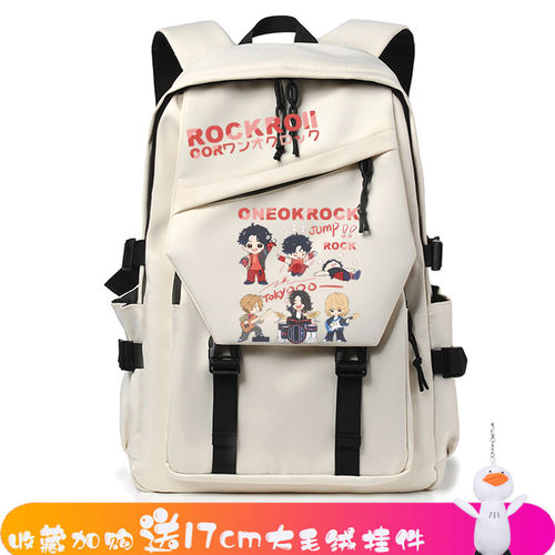 oneokrock摇滚乐队周边演唱会同款 粉丝应援礼物学生双肩书包背包