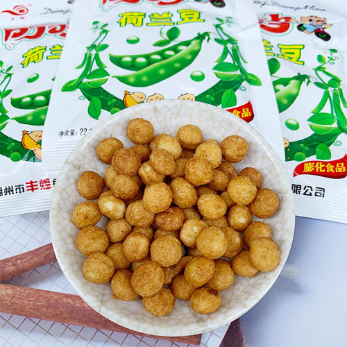 丰煌 叮当荷兰豆18克*20小包 膨化食品 80后经典怀旧休闲零食 - 封面